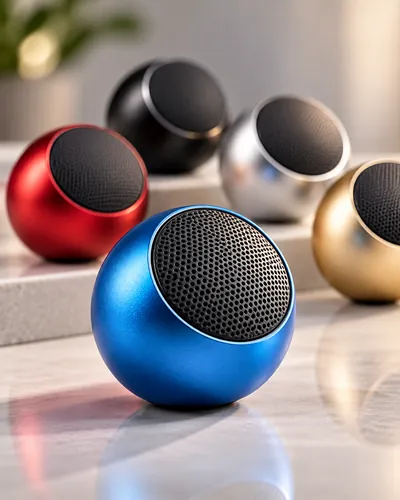 Caixinha de som Bluetooth TWS metal 3W