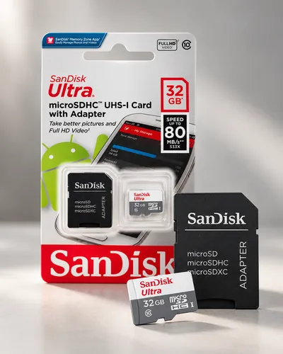 Cartão de memória microSD SanDisk 32 GB classe 10
