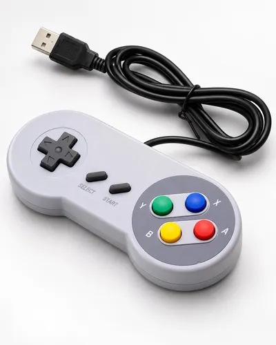 Controle USB estilo Super Nintendo Knup KP-3124
