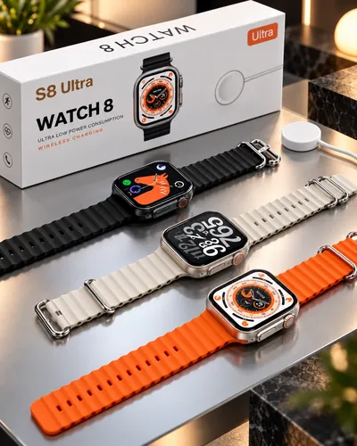 Relógio inteligente Smartwatch S8 Ultra SOS 3 botões