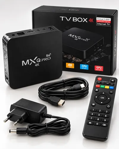 TV Box MXQ Pro 8K 64 GB + 512 GB Wi-Fi 2.4/5G