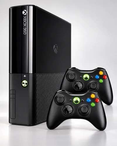 Xbox 360 Slim desbloqueado + 2 controles originais + 5 jogos